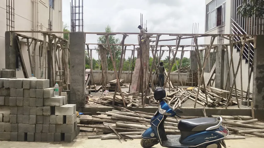 RCC columns and formwork
