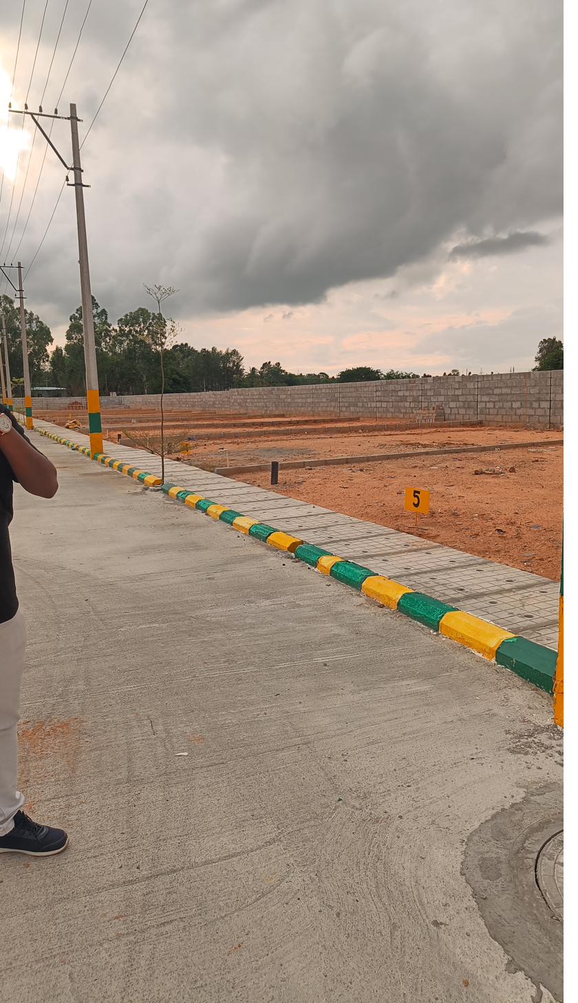 Sri Sai Prasanthi internal concrete road